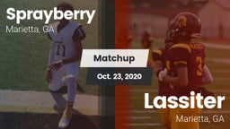 Matchup: Sprayberry High vs. Lassiter  2020