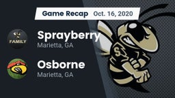 Recap: Sprayberry  vs. Osborne  2020