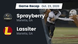 Recap: Sprayberry  vs. Lassiter  2020