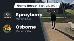 Recap: Sprayberry  vs. Osborne  2021