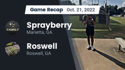 Recap: Sprayberry  vs. Roswell  2022