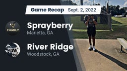 Recap: Sprayberry  vs. River Ridge  2022