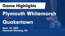 Plymouth Whitemarsh  vs Quakertown  Game Highlights - Sept. 22, 2020