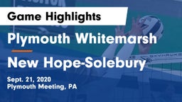 Plymouth Whitemarsh  vs New Hope-Solebury  Game Highlights - Sept. 21, 2020