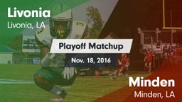Matchup: Livonia  vs. Minden  2016