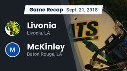 Recap: Livonia  vs. McKinley  2018