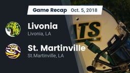 Recap: Livonia  vs. St. Martinville  2018