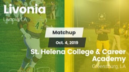 Matchup: Livonia  vs. St. Helena College & Career Academy 2019