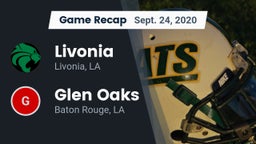 Recap: Livonia  vs. Glen Oaks  2020