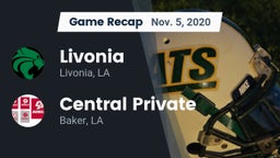 Recap: Livonia  vs. Central Private  2020