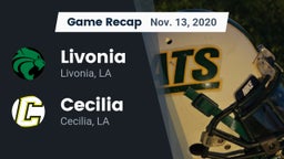 Recap: Livonia  vs. Cecilia  2020
