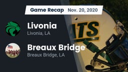 Recap: Livonia  vs. Breaux Bridge  2020