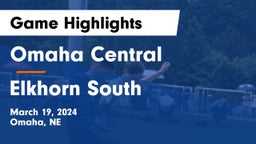 Omaha Central  vs Elkhorn South  Game Highlights - March 19, 2024