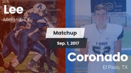 Matchup: Lee  vs. Coronado  2017