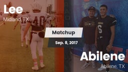 Matchup: Lee  vs. Abilene  2017