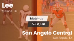 Matchup: Lee  vs. San Angelo Central  2017