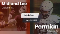 Matchup: Midland Lee High vs. Permian  2018