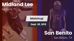 Matchup: Midland Lee High vs. San Benito  2019