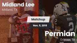 Matchup: Midland Lee High vs. Permian  2019
