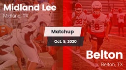 Matchup: Midland Lee High vs. Belton  2020