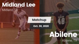 Matchup: Midland Lee High vs. Abilene  2020