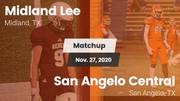 Matchup: Midland Lee High vs. San Angelo Central  2020