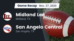 Recap: Midland Lee  vs. San Angelo Central  2020