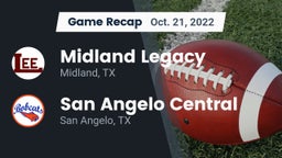Recap: Midland Legacy  vs. San Angelo Central  2022