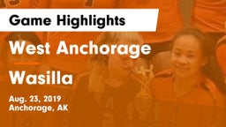 West Anchorage  vs Wasilla  Game Highlights - Aug. 23, 2019
