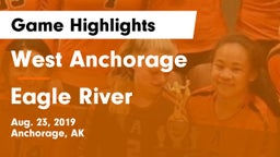 West Anchorage  vs Eagle River  Game Highlights - Aug. 23, 2019