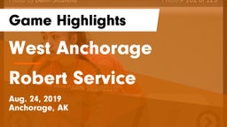 West Anchorage  vs Robert Service  Game Highlights - Aug. 24, 2019