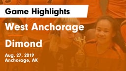 West Anchorage  vs Dimond  Game Highlights - Aug. 27, 2019