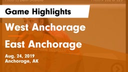 West Anchorage  vs East Anchorage  Game Highlights - Aug. 24, 2019