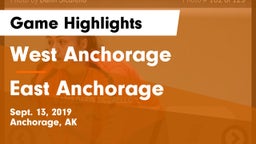 West Anchorage  vs East Anchorage  Game Highlights - Sept. 13, 2019