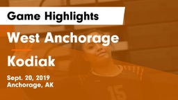 West Anchorage  vs Kodiak Game Highlights - Sept. 20, 2019