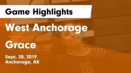 West Anchorage  vs Grace Game Highlights - Sept. 20, 2019