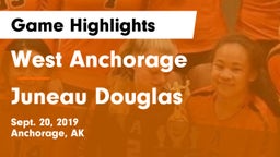 West Anchorage  vs Juneau Douglas Game Highlights - Sept. 20, 2019