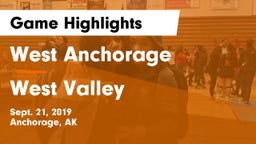 West Anchorage  vs West Valley Game Highlights - Sept. 21, 2019
