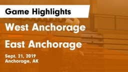 West Anchorage  vs East Anchorage  Game Highlights - Sept. 21, 2019