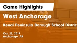 West Anchorage  vs Kenai Peninsula Borough School District  Game Highlights - Oct. 25, 2019