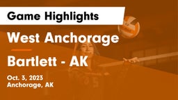 West Anchorage  vs Bartlett  - AK Game Highlights - Oct. 3, 2023