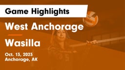 West Anchorage  vs Wasilla  Game Highlights - Oct. 13, 2023