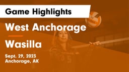 West Anchorage  vs Wasilla  Game Highlights - Sept. 29, 2023