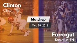 Matchup: Clinton  vs. Farragut  2016