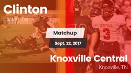 Matchup: Clinton  vs. Knoxville Central  2017