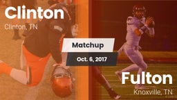 Matchup: Clinton  vs. Fulton  2017