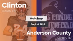 Matchup: Clinton  vs. Anderson County  2018