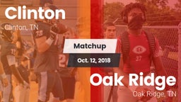 Matchup: Clinton  vs. Oak Ridge  2018