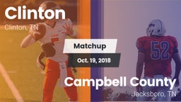 Matchup: Clinton  vs. Campbell County  2018