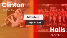 Matchup: Clinton  vs. Halls  2019